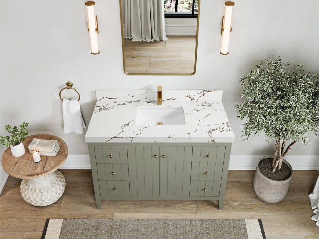 Atlanta 48 in. W x 22 in. D Single Sink Bathroom Vanity - Willow Bath and Vanity