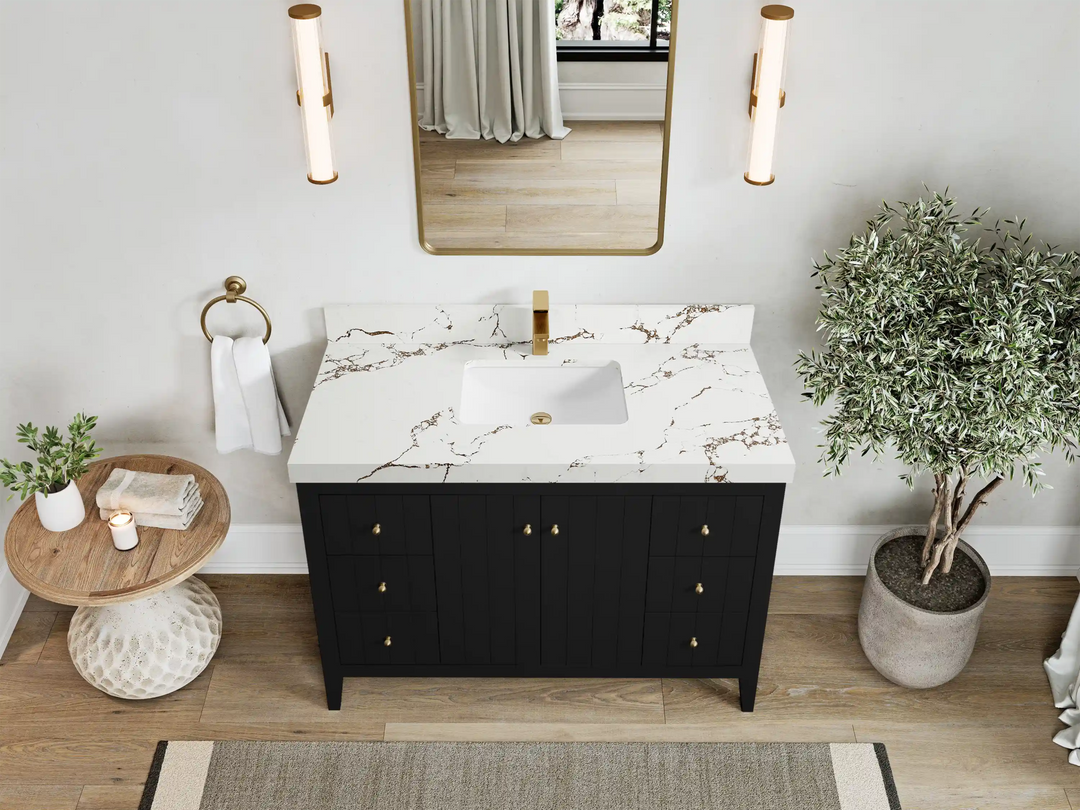 Atlanta 48 in. W x 22 in. D Single Sink Bathroom Vanity - Willow Bath and Vanity