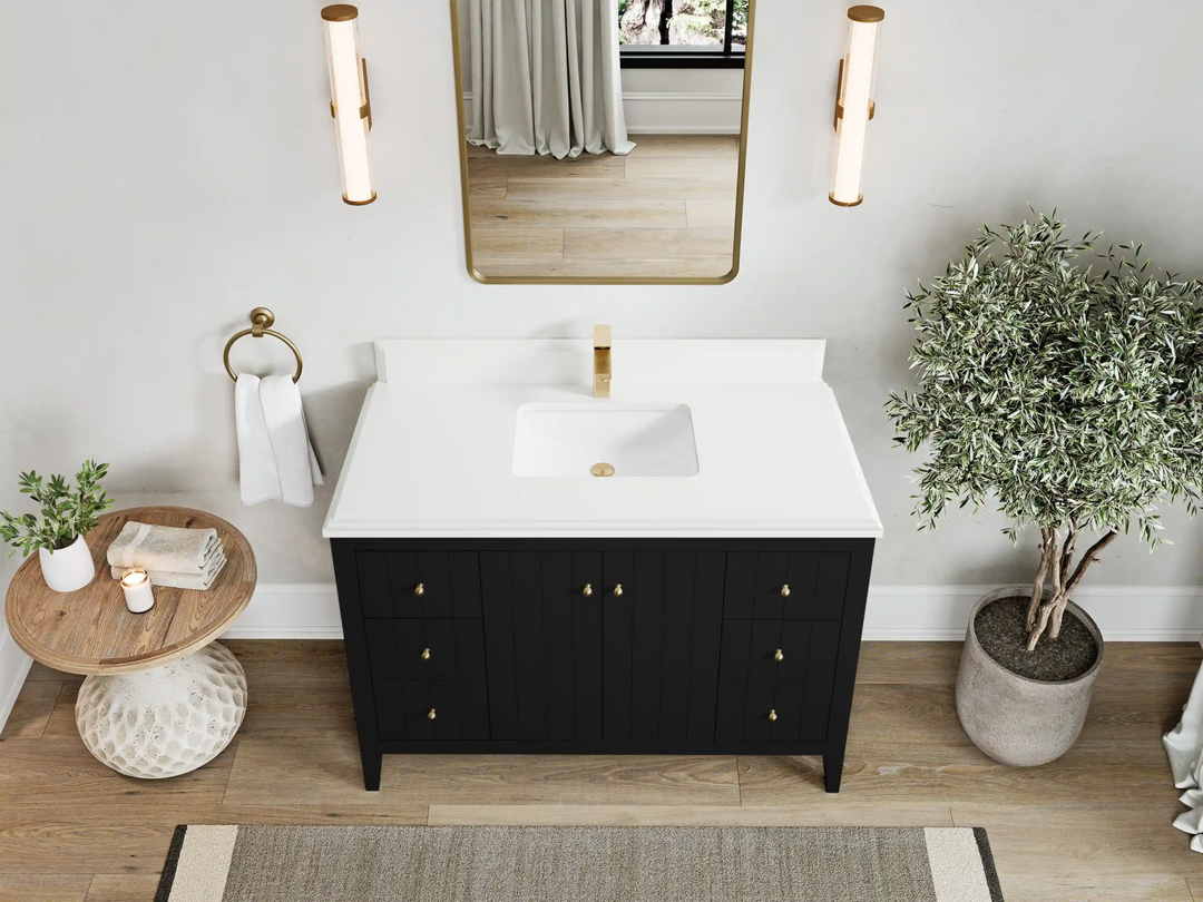 Atlanta 48 in. W x 22 in. D Single Sink Bathroom Vanity - Willow Bath and Vanity
