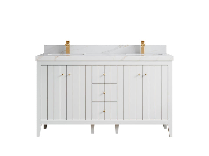 Atlanta 60 in. W x 22 in. D Double Sink Bathroom Vanity - photo 21