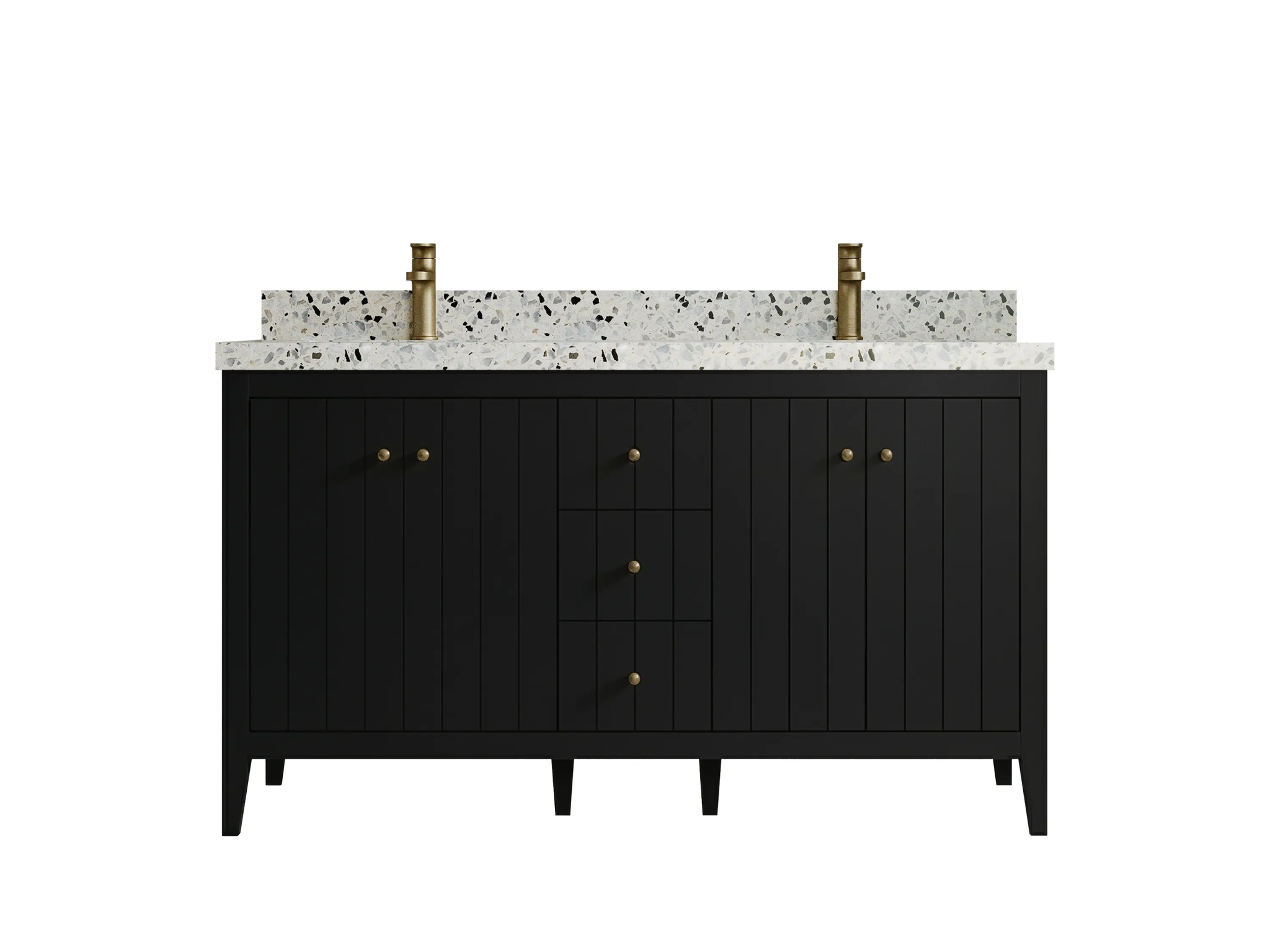 Atlanta 60 in. W x 22 in. D Double Sink Bathroom Vanity - Willow Bath and Vanity