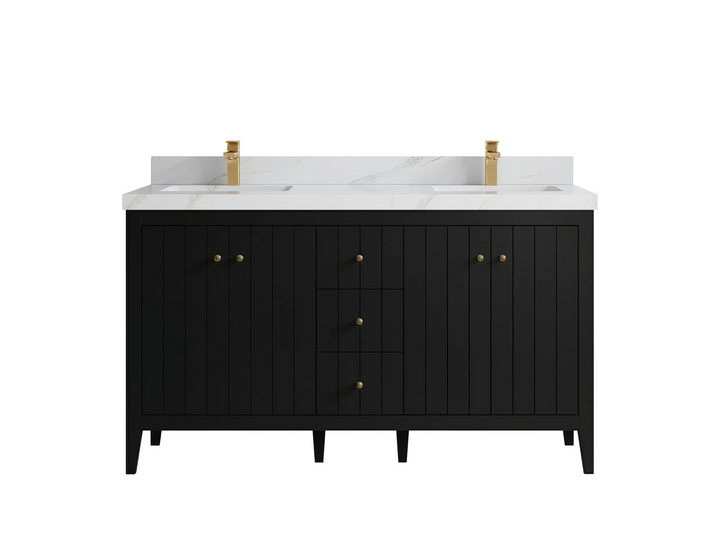 Atlanta 60 in. W x 22 in. D Double Sink Bathroom Vanity - photo 27