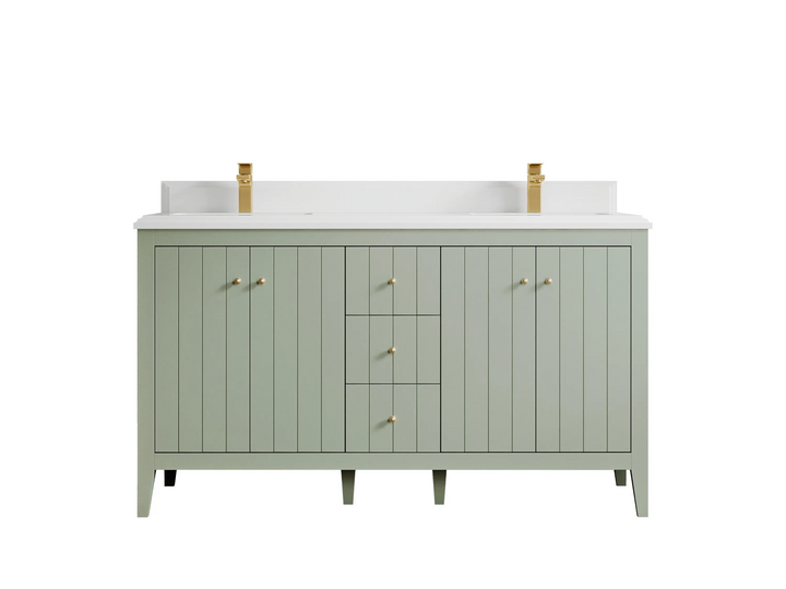 Atlanta 60 in. W x 22 in. D Double Sink Bathroom Vanity - photo 35