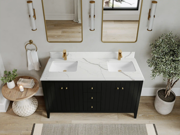 Atlanta 60 in. W x 22 in. D Double Sink Bathroom Vanity - photo 32