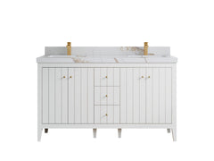 Atlanta 60 in. W x 22 in. D Double Sink Bathroom Vanity - photo 12