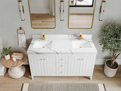 Atlanta 60 in. W x 22 in. D Double Sink Bathroom Vanity - photo 11