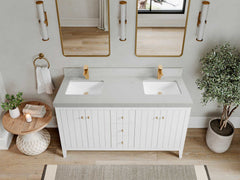 Atlanta 60 in. W x 22 in. D Double Sink Bathroom Vanity - photo 23