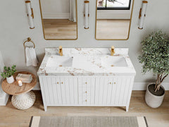 Atlanta 60 in. W x 22 in. D Double Sink Bathroom Vanity - photo 39