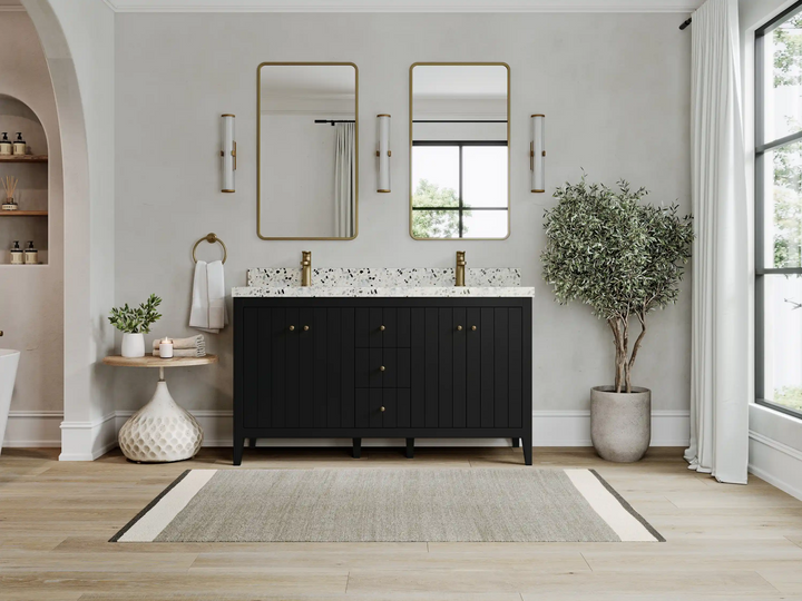 Atlanta 60 in. W x 22 in. D Double Sink Bathroom Vanity - photo 4