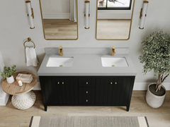 Atlanta 60 in. W x 22 in. D Double Sink Bathroom Vanity - photo 30