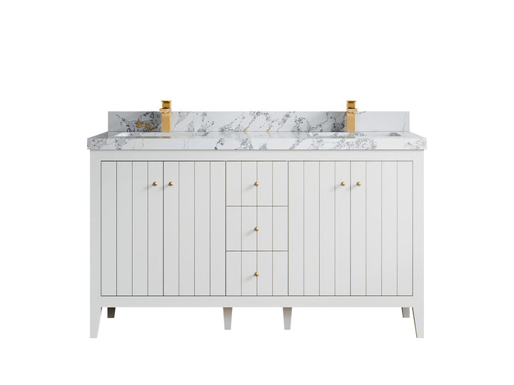 Atlanta 60 in. W x 22 in. D Double Sink Bathroom Vanity - photo 19