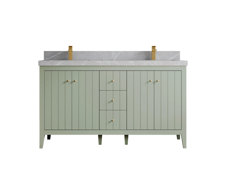 Atlanta 60 in. W x 22 in. D Double Sink Bathroom Vanity - photo 39