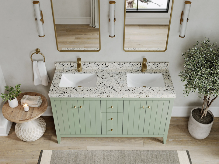 Atlanta 60 in. W x 22 in. D Double Sink Bathroom Vanity - photo 7