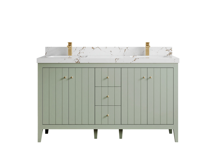 Atlanta 60 in. W x 22 in. D Double Sink Bathroom Vanity - photo 43