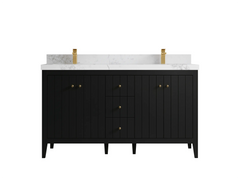 Atlanta 60 in. W x 22 in. D Double Sink Bathroom Vanity - photo 23