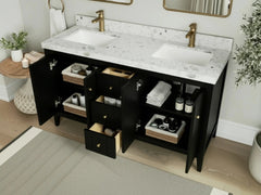 Atlanta 60 in. W x 22 in. D Double Sink Bathroom Vanity - photo 3