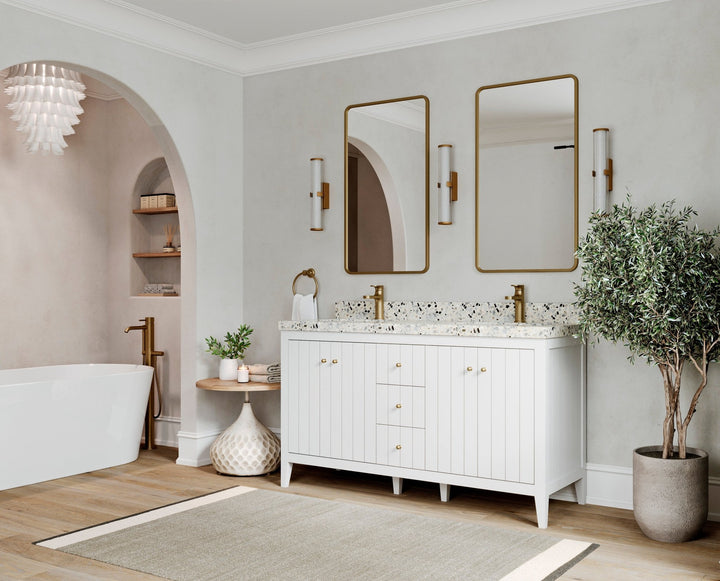 Atlanta 60 in. W x 22 in. D Double Sink Bathroom Vanity - photo 2