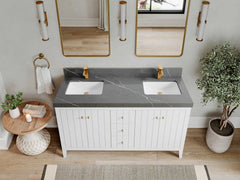 Atlanta 60 in. W x 22 in. D Double Sink Bathroom Vanity - photo 35