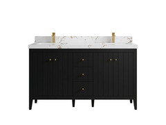 Atlanta 60 in. W x 22 in. D Double Sink Bathroom Vanity - photo 45