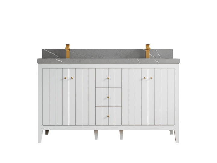 Atlanta 60 in. W x 22 in. D Double Sink Bathroom Vanity - photo 37