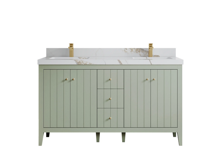 Atlanta 60 in. W x 22 in. D Double Sink Bathroom Vanity - photo 17