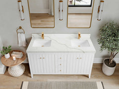 Atlanta 60 in. W x 22 in. D Double Sink Bathroom Vanity - photo 13