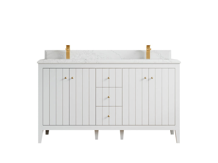 Atlanta 60 in. W x 22 in. D Double Sink Bathroom Vanity - photo 29