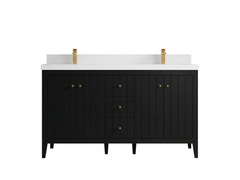 Atlanta 60 in. W x 22 in. D Double Sink Bathroom Vanity - photo 15