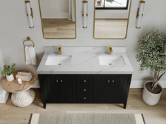 Atlanta 60 in. W x 22 in. D Double Sink Bathroom Vanity - photo 26