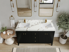 Atlanta 60 in. W x 22 in. D Double Sink Bathroom Vanity - photo 44