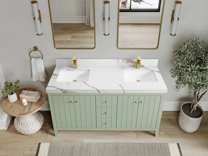 Atlanta 60 in. W x 22 in. D Double Sink Bathroom Vanity - photo 16