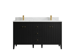 Atlanta 60 in. W x 22 in. D Double Sink Bathroom Vanity - photo 35