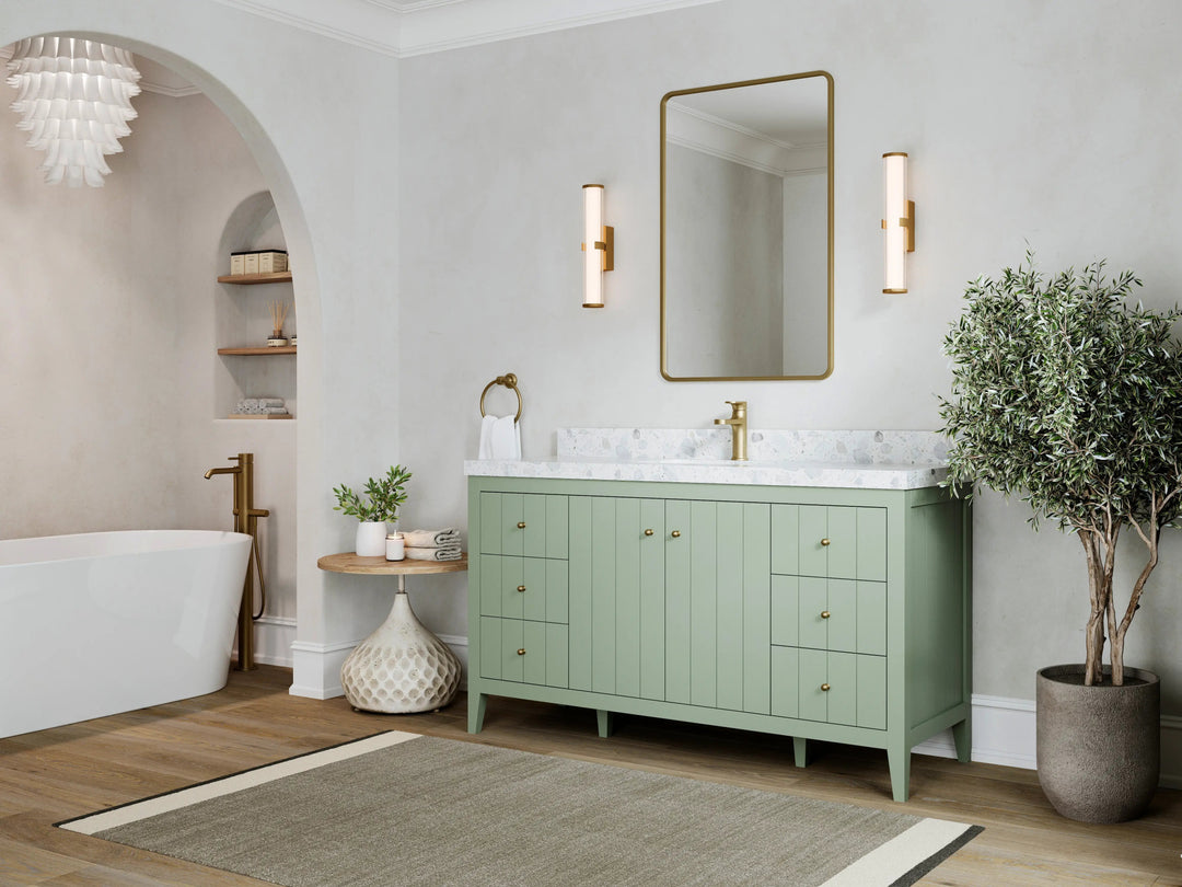 Atlanta 60 in. W x 22 in. D Single Sink Bathroom Vanity - Willow Bath and Vanity