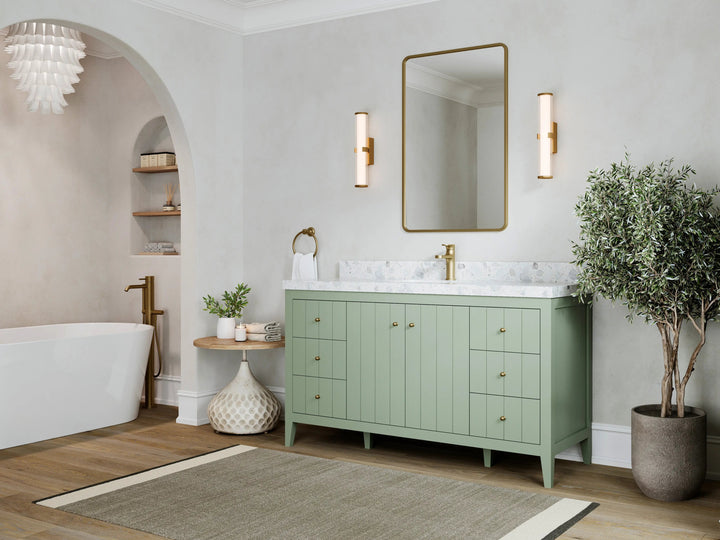 Atlanta 60 in. W x 22 in. D Single Sink Bathroom Vanity - photo 2