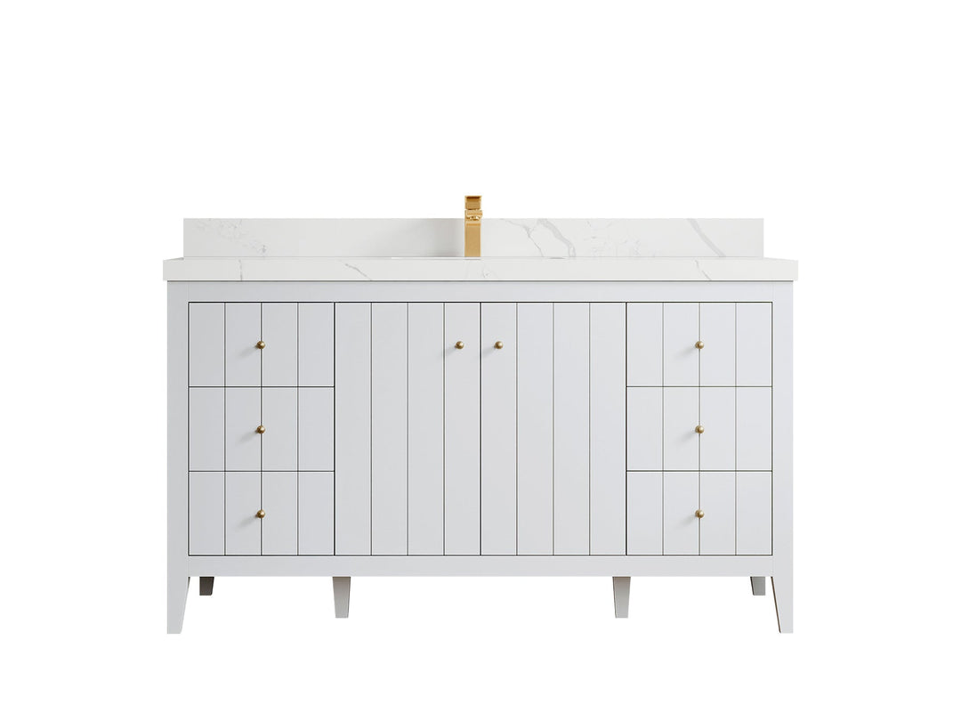 Atlanta 60 in. W x 22 in. D Single Sink Bathroom Vanity - Willow Bath and Vanity