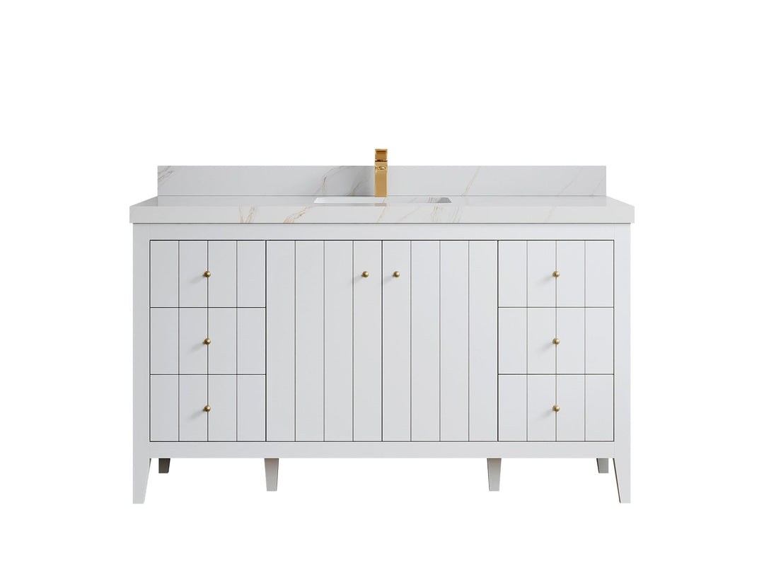 Atlanta 60 in. W x 22 in. D Single Sink Bathroom Vanity - Willow Bath and Vanity