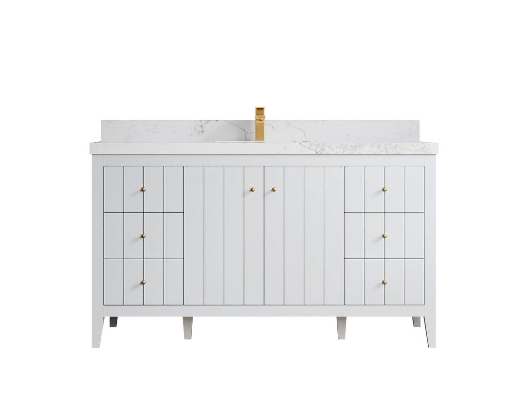 Atlanta 60 in. W x 22 in. D Single Sink Bathroom Vanity - Willow Bath and Vanity