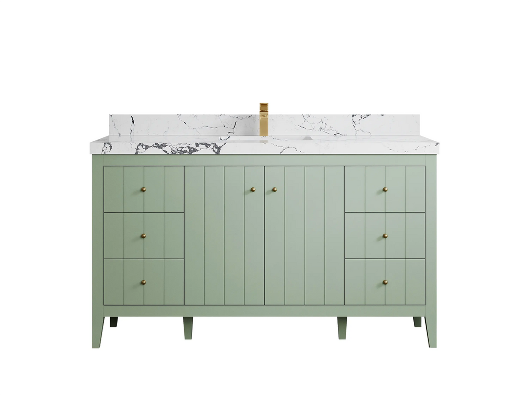 Atlanta 60 in. W x 22 in. D Single Sink Bathroom Vanity - Willow Bath and Vanity