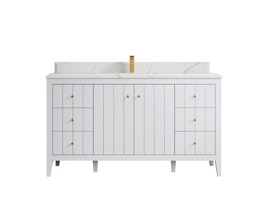 Atlanta 60 in. W x 22 in. D Single Sink Bathroom Vanity - Willow Bath and Vanity