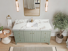Atlanta 60 in. W x 22 in. D Single Sink Bathroom Vanity - photo 37