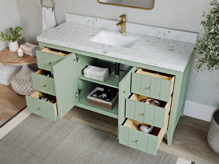 Atlanta 60 in. W x 22 in. D Single Sink Bathroom Vanity - photo 3