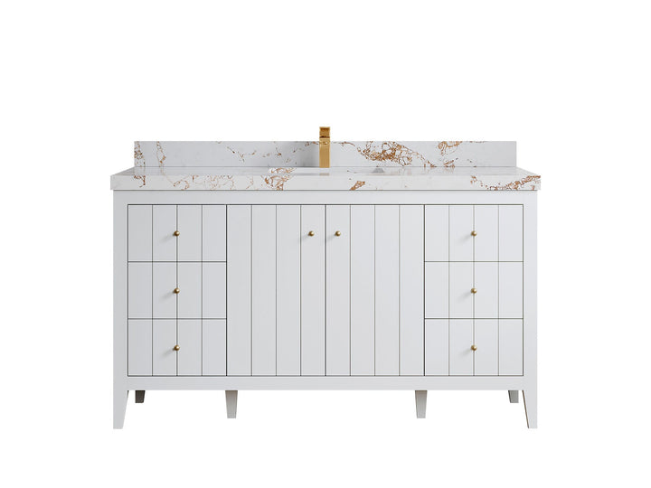 Atlanta 60 in. W x 22 in. D Single Sink Bathroom Vanity - photo 33
