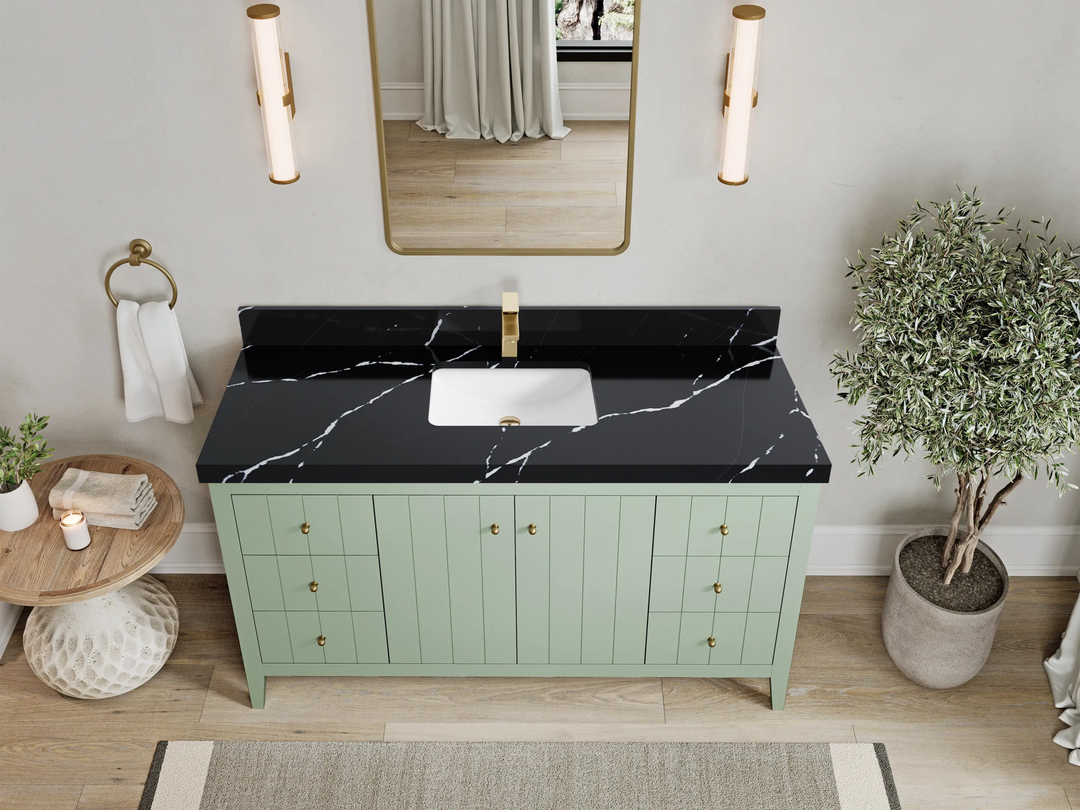 Atlanta 60 in. W x 22 in. D Single Sink Bathroom Vanity - Willow Bath and Vanity