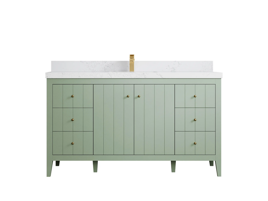 Atlanta 60 in. W x 22 in. D Single Sink Bathroom Vanity - Willow Bath and Vanity