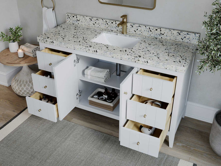 Atlanta 60 in. W x 22 in. D Single Sink Bathroom Vanity - photo 3