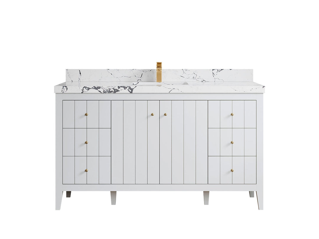 Atlanta 60 in. W x 22 in. D Single Sink Bathroom Vanity - Willow Bath and Vanity