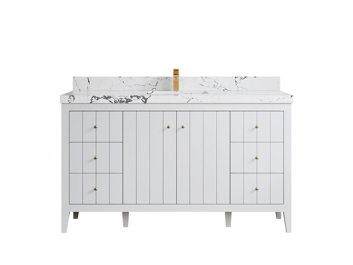 Atlanta 60 in. W x 22 in. D Single Sink Bathroom Vanity - photo 35