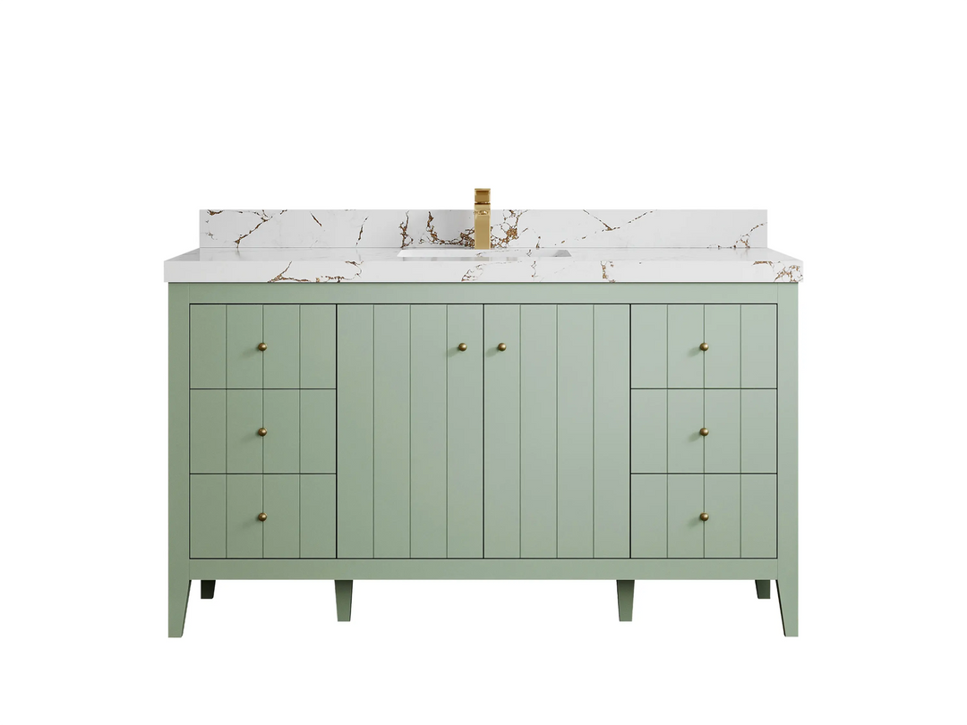 Atlanta 60 in. W x 22 in. D Single Sink Bathroom Vanity - Willow Bath and Vanity