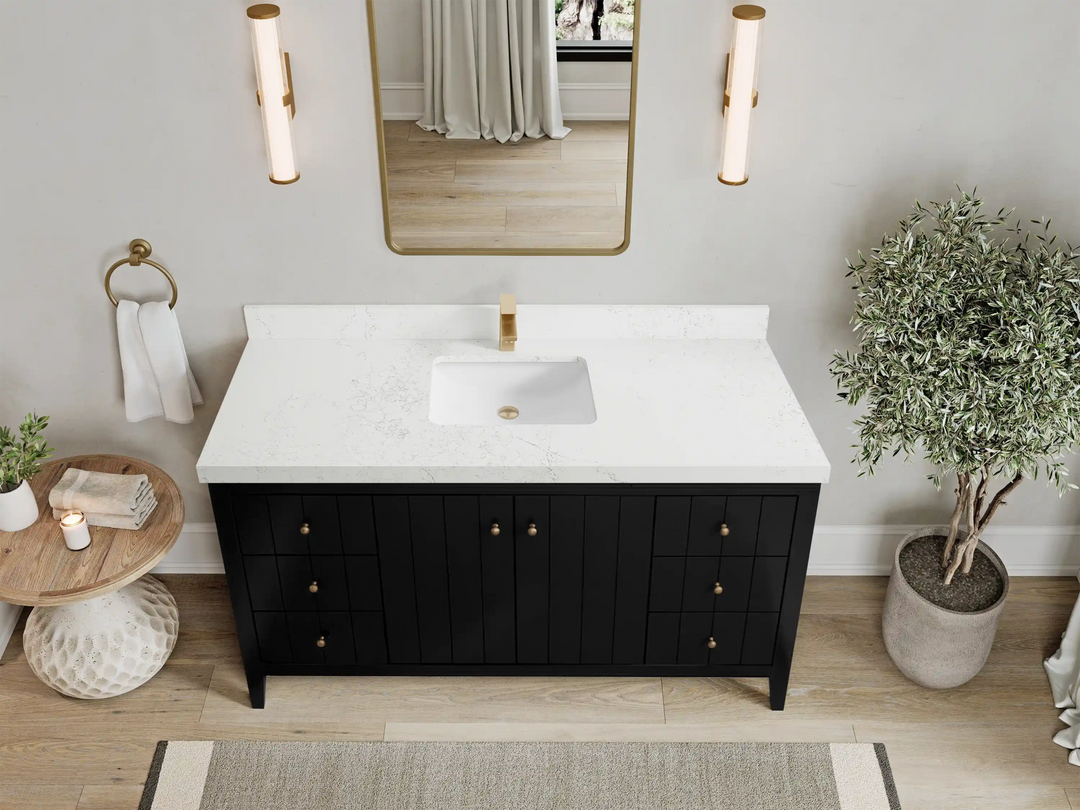 Atlanta 60 in. W x 22 in. D Single Sink Bathroom Vanity - Willow Bath and Vanity