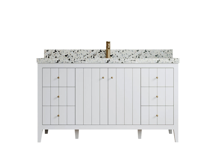 Atlanta 60 in. W x 22 in. D Single Sink Bathroom Vanity - photo 1